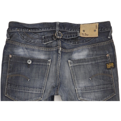 G-Star Lumber Men Blue Straight Regular Jeans W33 L34