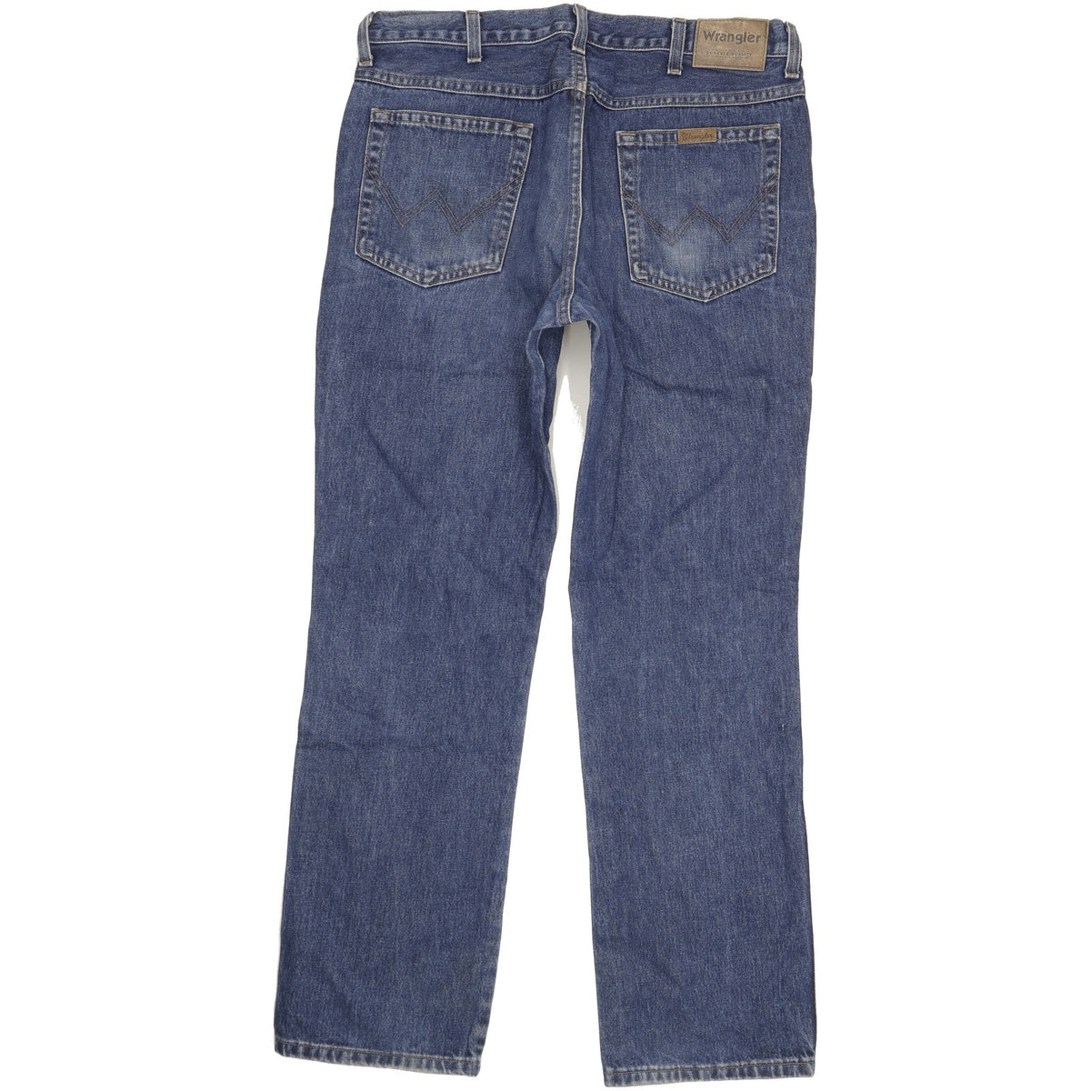 Wrangler Durable Quality Men Blue Straight Regular Jeans W36 L32