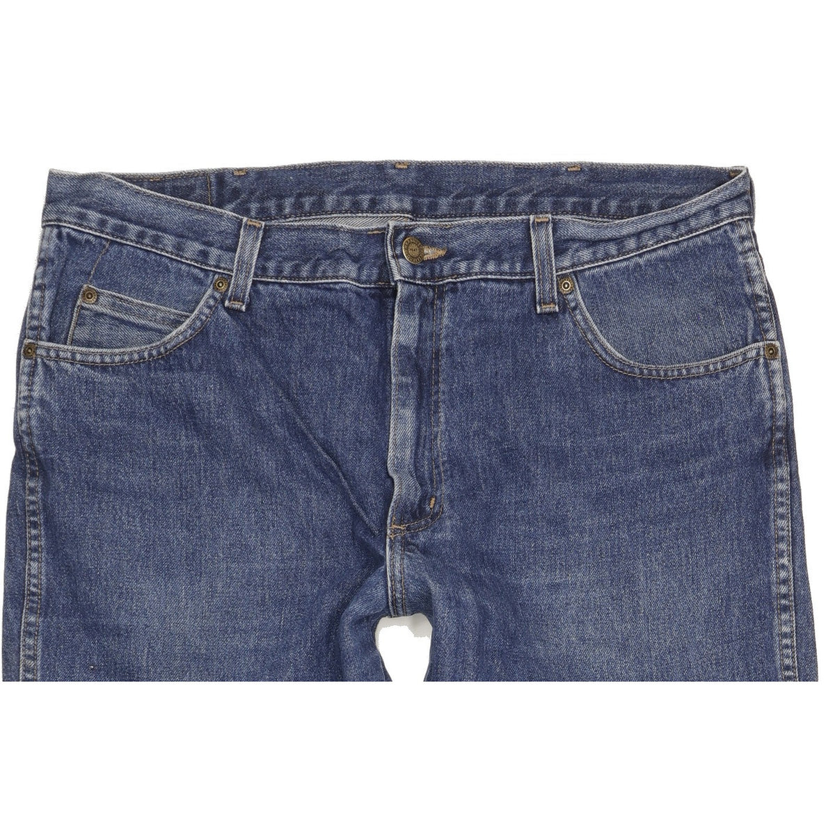 Wrangler Durable Quality Men Blue Straight Regular Jeans W36 L32