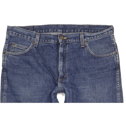 Wrangler Durable Quality Men Blue Straight Regular Jeans W36 L32