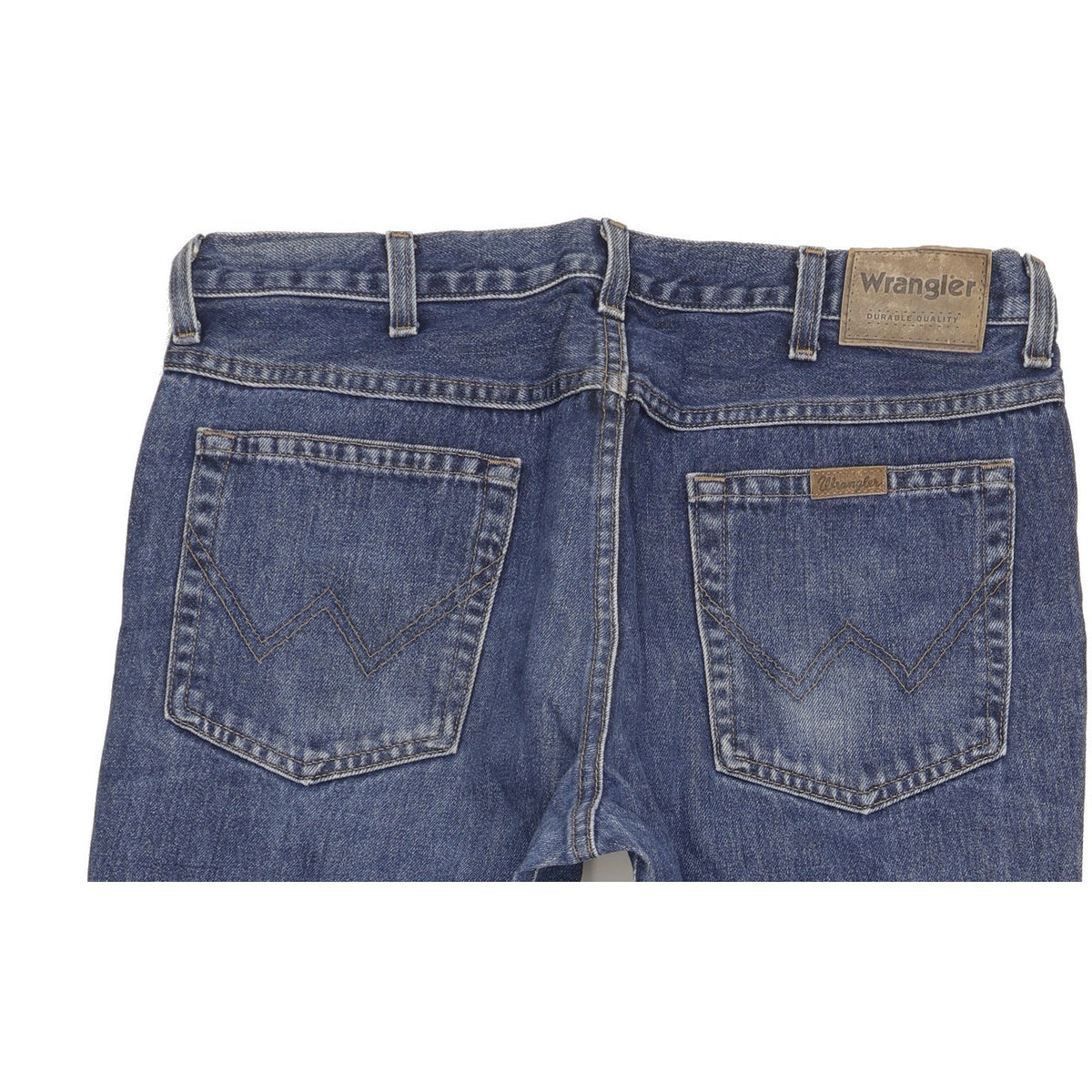 Wrangler Durable Quality Men Blue Straight Regular Jeans W36 L32