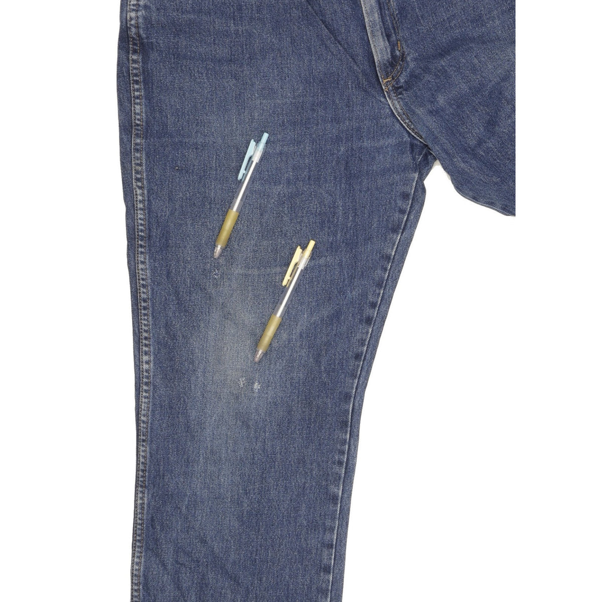 Wrangler Durable Quality Men Blue Straight Regular Jeans W36 L32