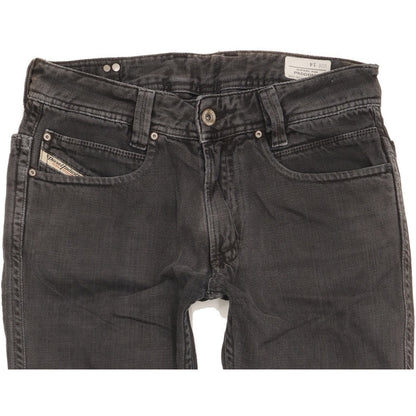 Diesel Paddom Kids Men Black Straight Regular Jeans W28 L30
