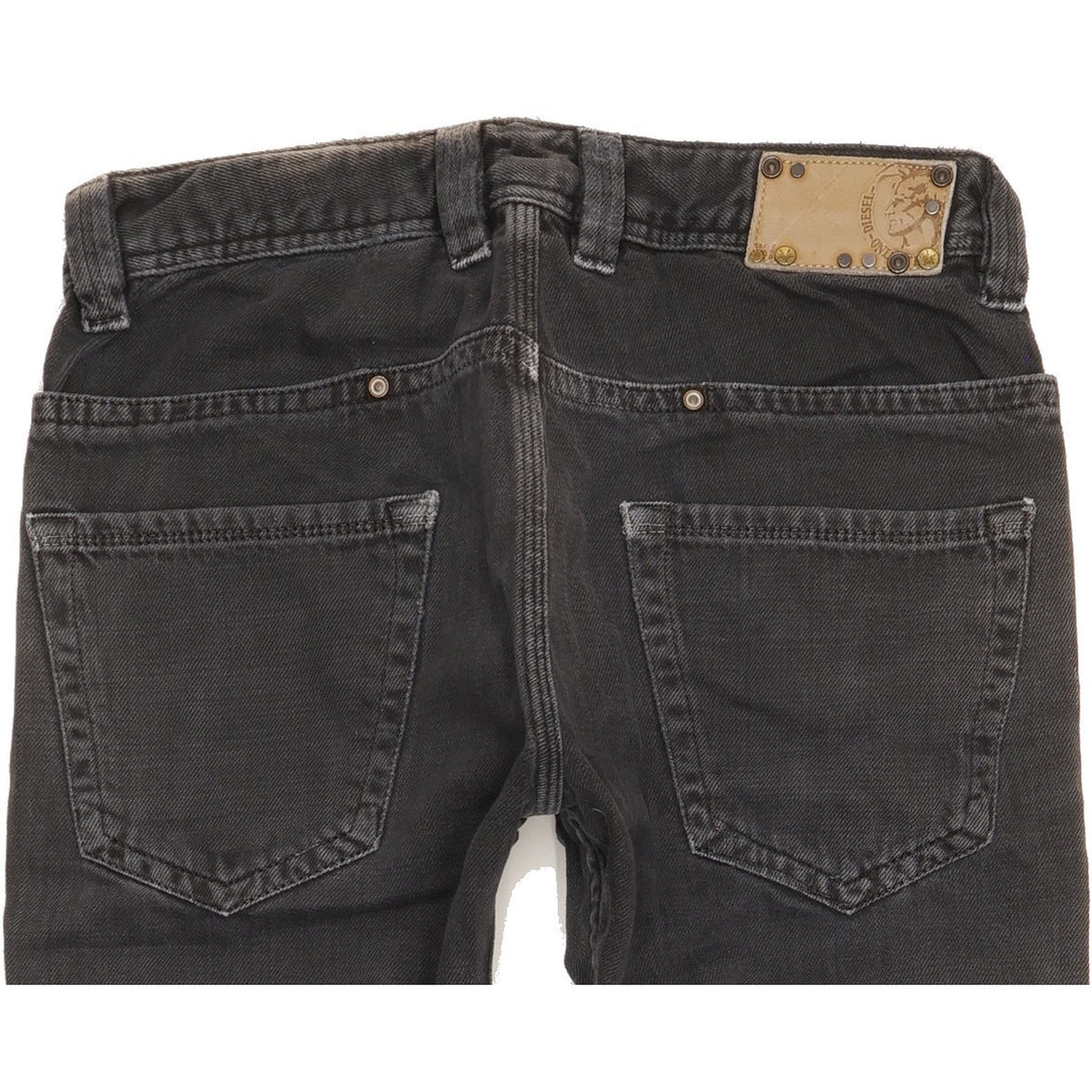 Diesel Paddom Kids Men Black Straight Regular Jeans W28 L30