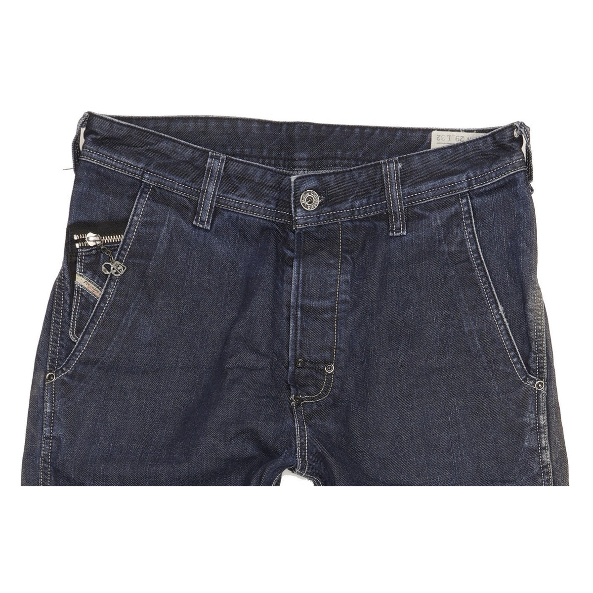 Diesel Pheyo Men Navy Straight Regular Jeans W29 L32