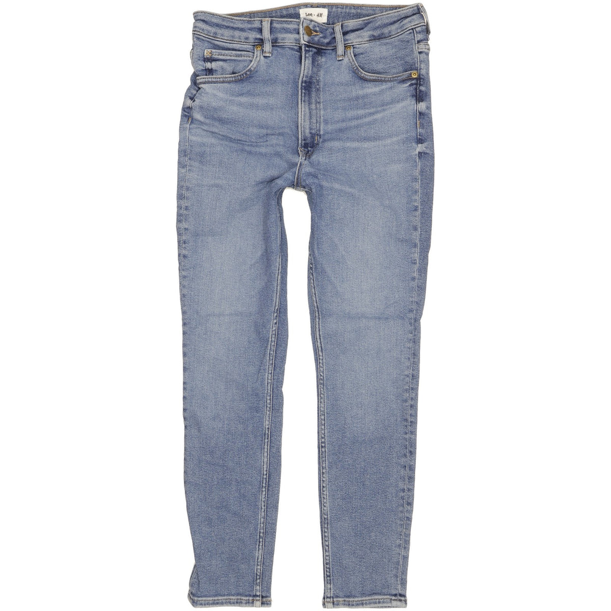Lee Blue Skinny Slim Stretch Jeans High Waisted W30 L28