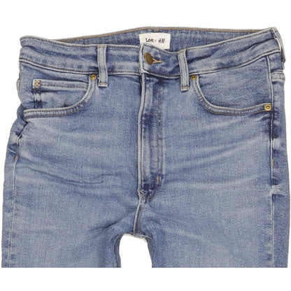 Lee Blue Skinny Slim Stretch Jeans High Waisted W30 L28