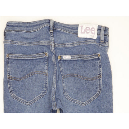 Lee Blue Skinny Slim Stretch Jeans High Waisted W30 L28