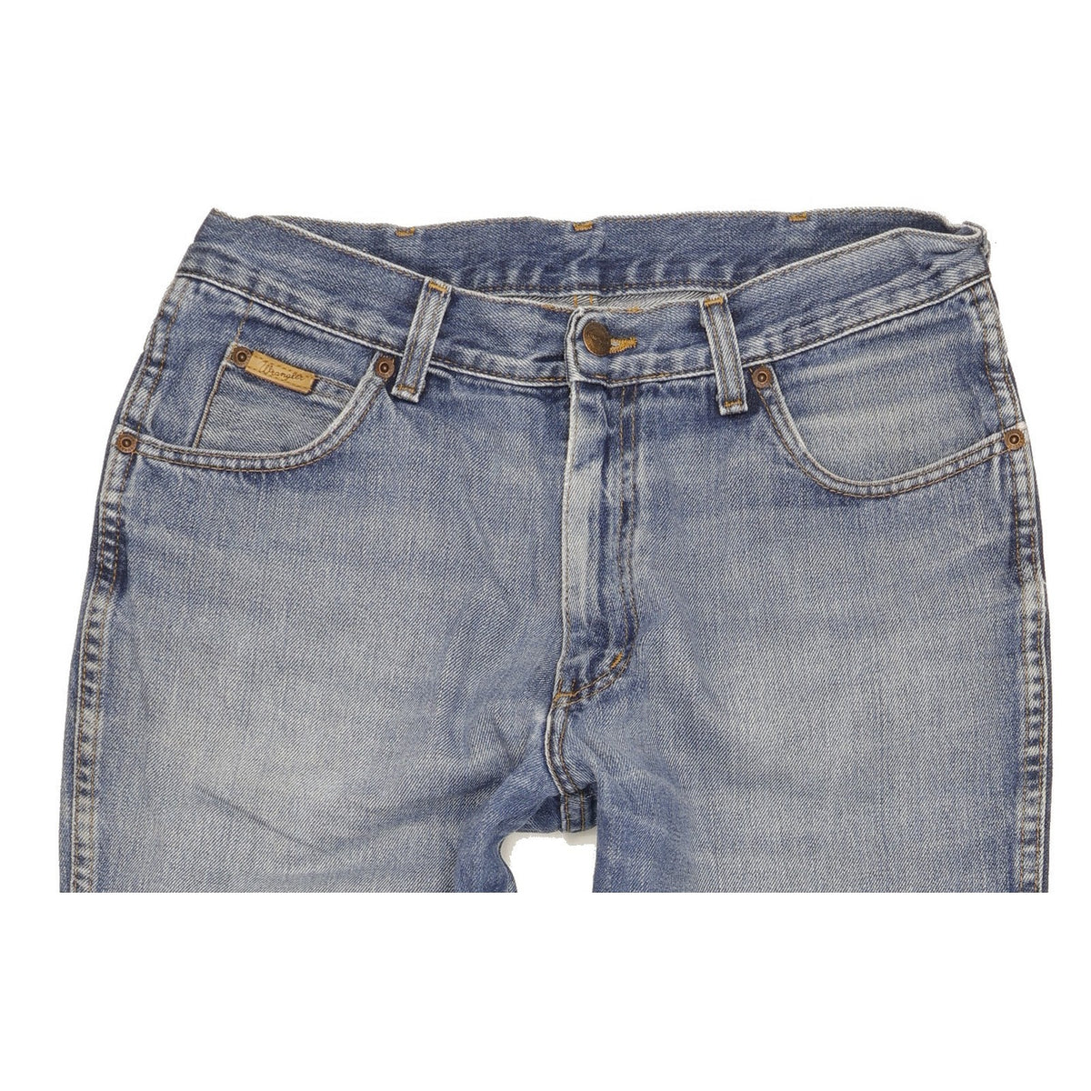 Wrangler Comfort Men Blue Straight Regular Jeans W33 L34