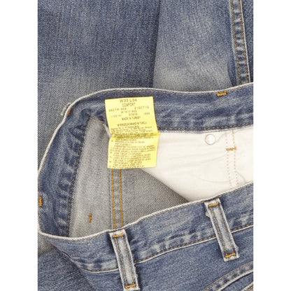 Wrangler Comfort Men Blue Straight Regular Jeans W33 L34