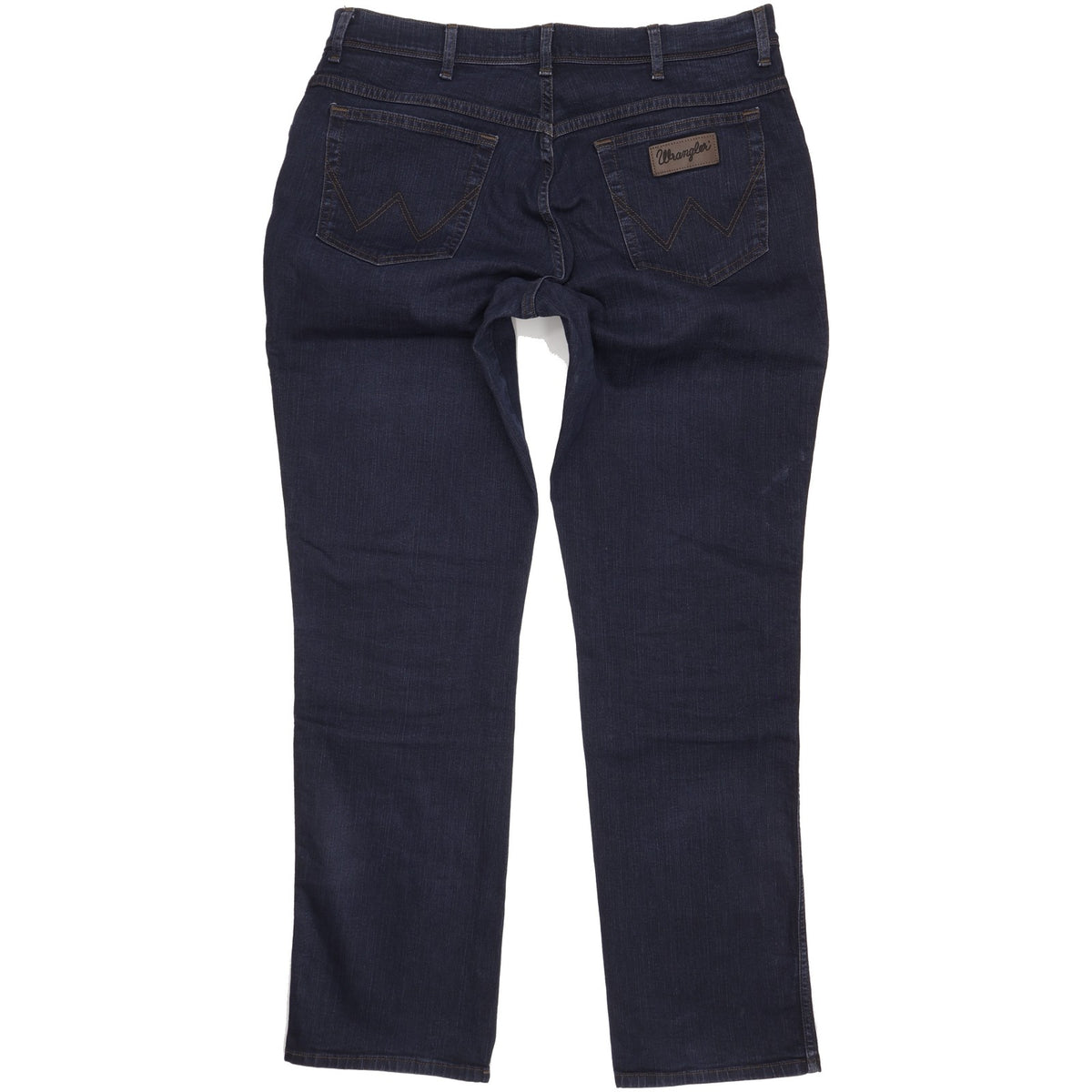 Wrangler Texas Men Navy Straight Regular Stretch Jeans W38 L34