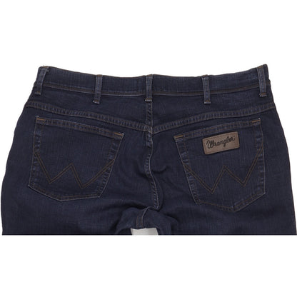 Wrangler Texas Men Navy Straight Regular Stretch Jeans W38 L34