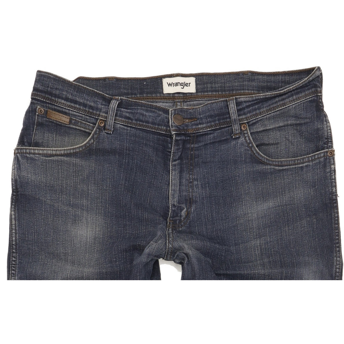 Wrangler Texas Men Blue Straight Regular Stretch Jeans W36 L34
