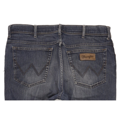 Wrangler Texas Men Blue Straight Regular Stretch Jeans W36 L34