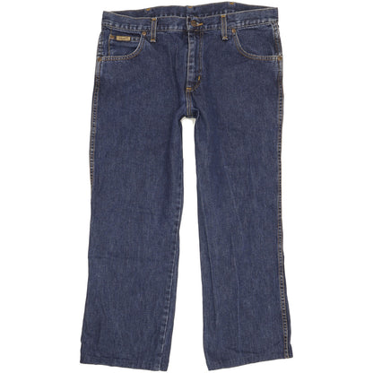 Wrangler Men Blue Straight Regular Jeans W34 L26