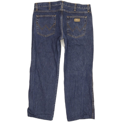 Wrangler Men Blue Straight Regular Jeans W34 L26