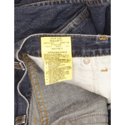 Wrangler Men Blue Straight Regular Jeans W34 L26