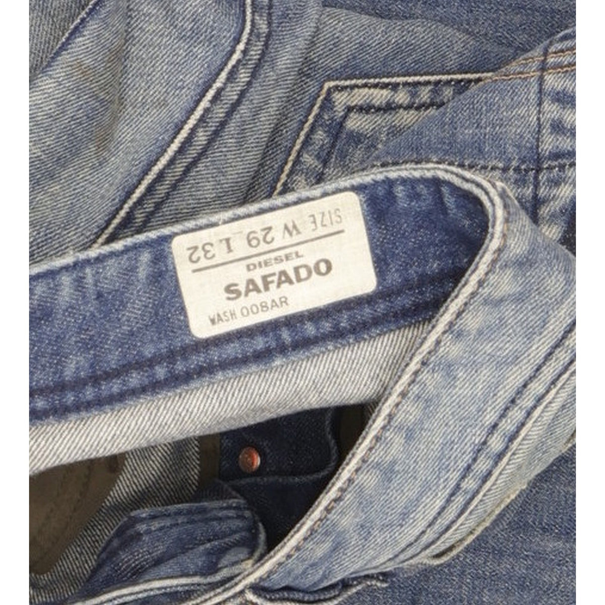 Diesel Safado Men Blue Straight Regular Jeans W29 L29