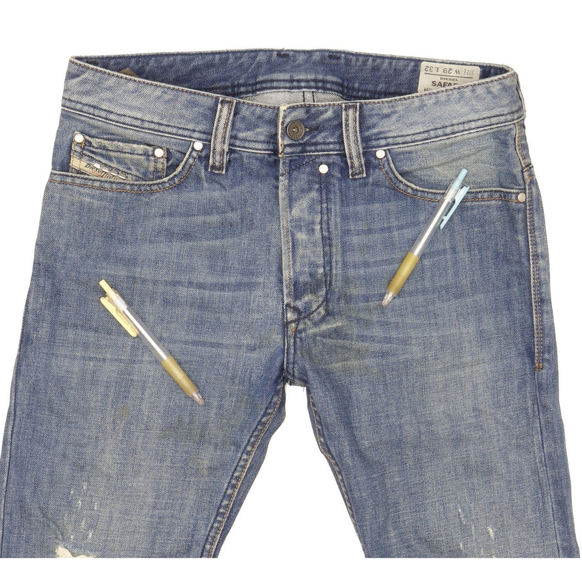 Diesel Safado Men Blue Straight Regular Jeans W29 L29