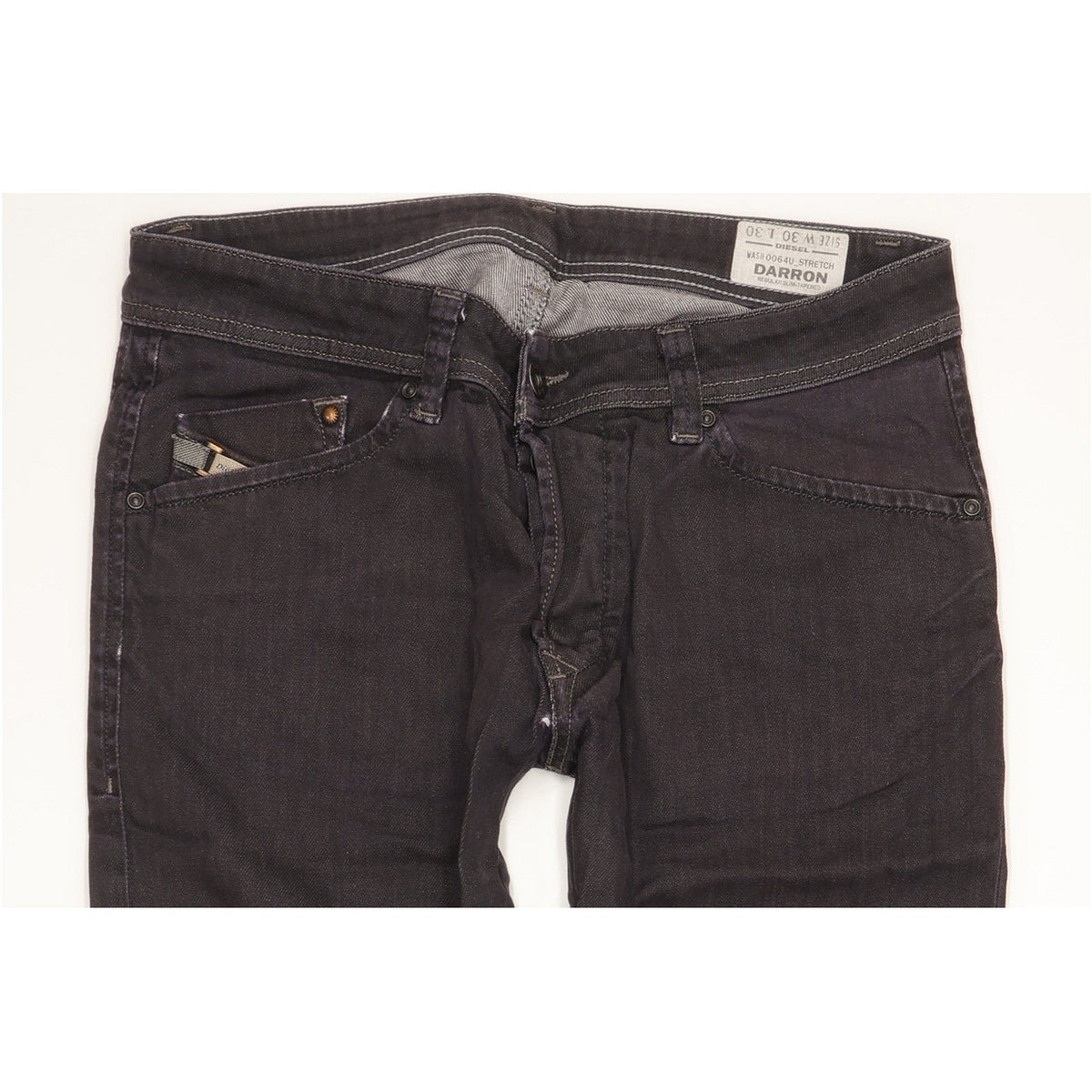 Diesel Darron Men Navy Tapered Slim Stretch Jeans W30 L30