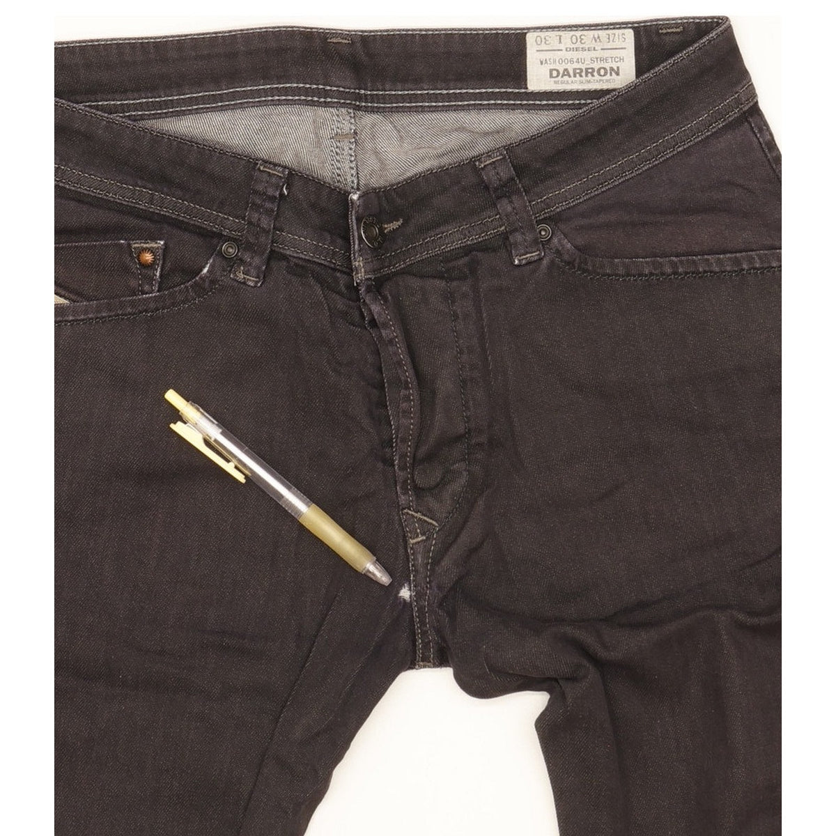 Diesel Darron Men Navy Tapered Slim Stretch Jeans W30 L30