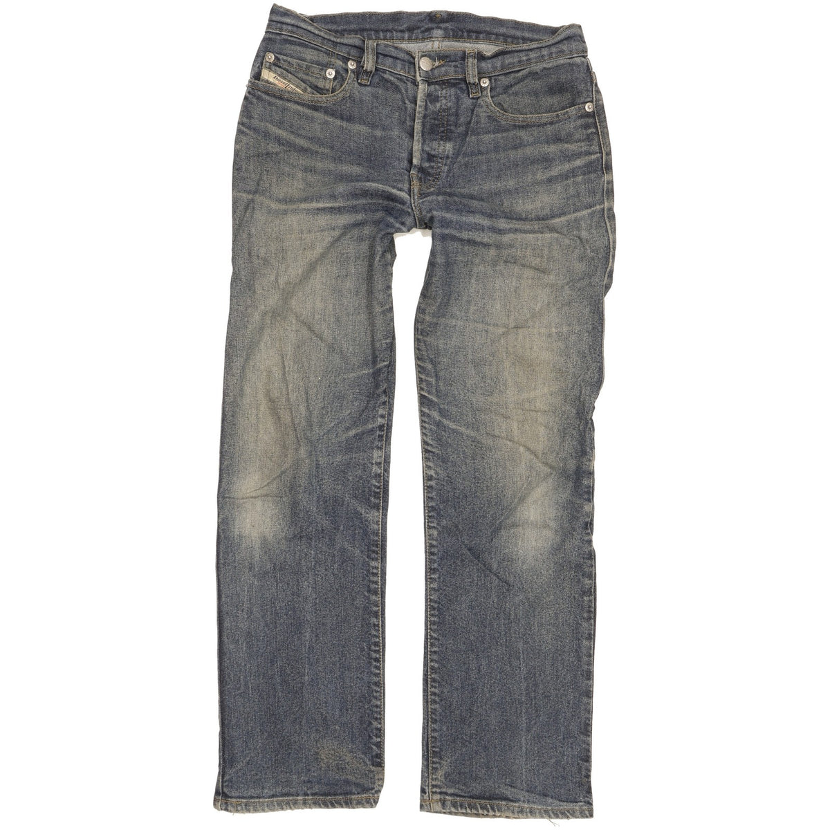 Diesel Skint Men Blue Straight Regular Stretch Jeans W27 L28