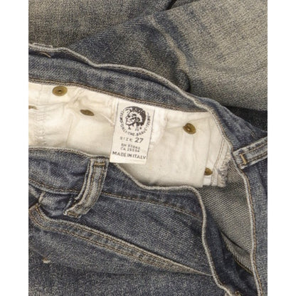 Diesel Skint Men Blue Straight Regular Stretch Jeans W27 L28