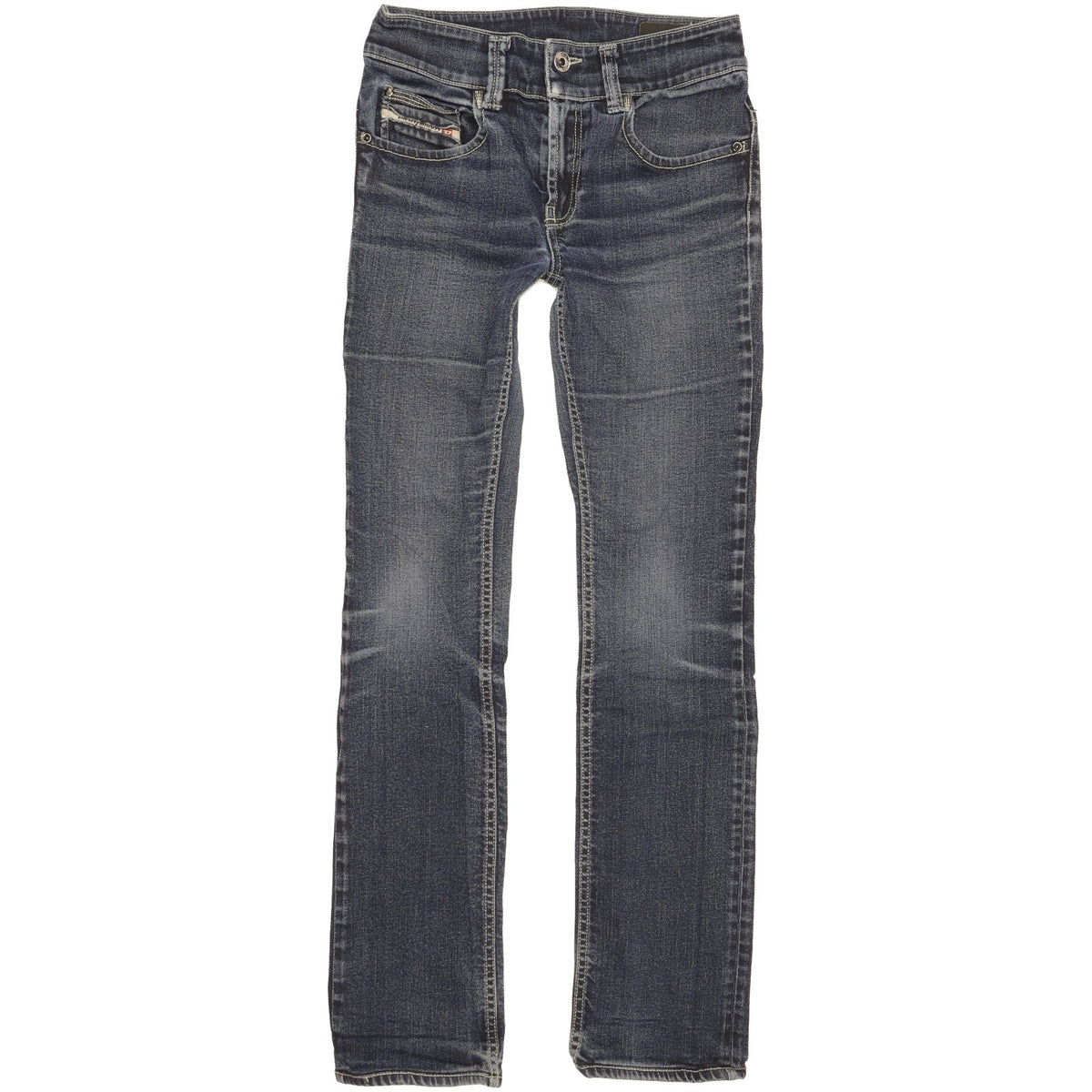 Diesel Brucke Men Blue Straight Slim Stretch Jeans W28 L30