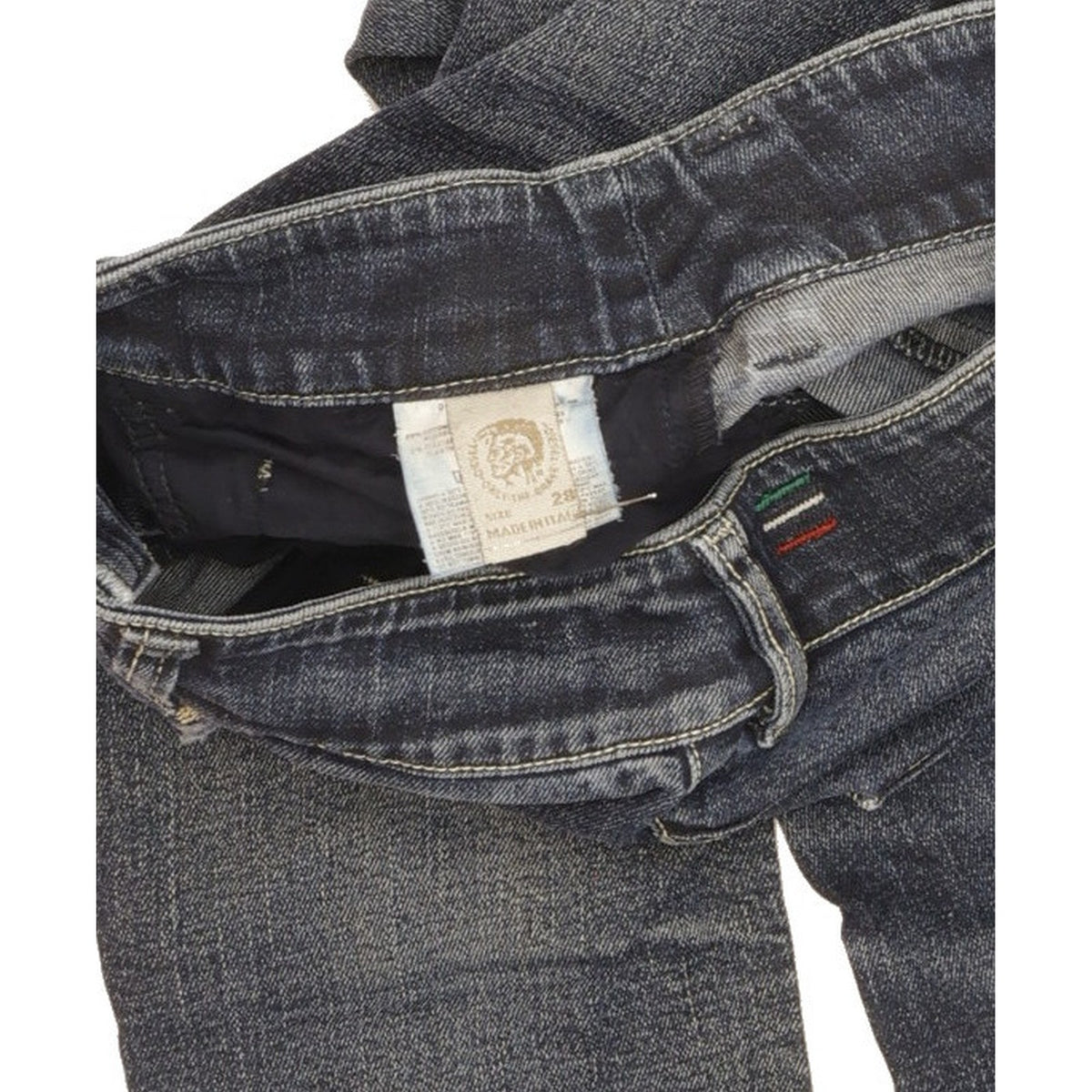 Diesel Brucke Men Blue Straight Slim Stretch Jeans W28 L30