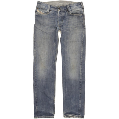 Diesel Slammer Men Blue Straight Regular Jeans W30 L32