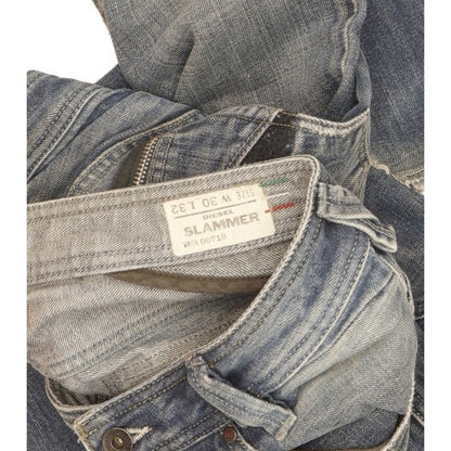 Diesel Slammer Men Blue Straight Regular Jeans W30 L32