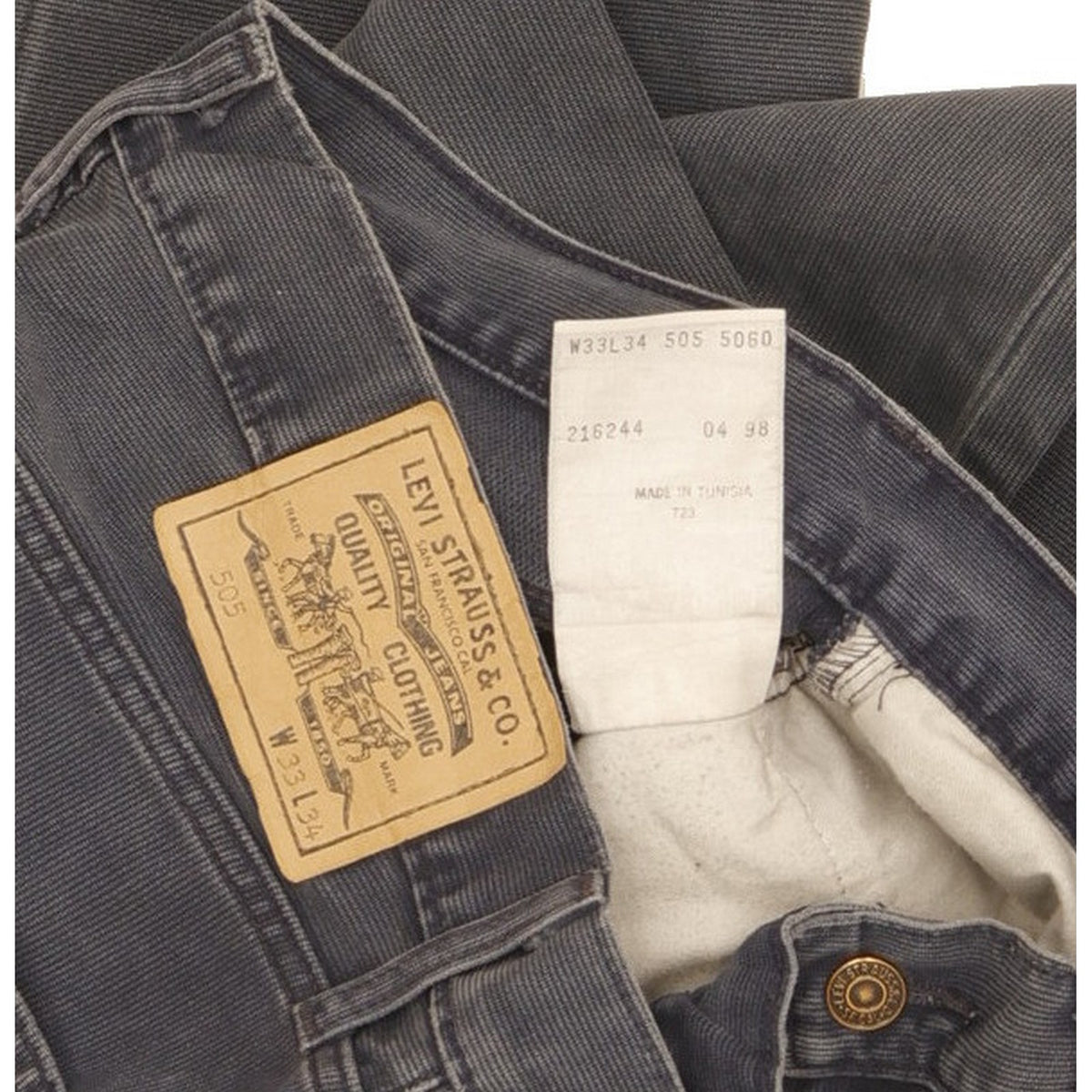 Levi's 505 Men Blue Straight Regular Jeans W33 L29