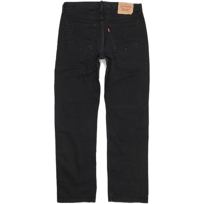 Levi's 751 Men Black Straight Regular Jeans W32 L32