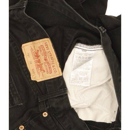 Levi's 751 Men Black Straight Regular Jeans W32 L32