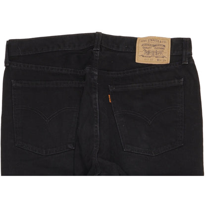 Levi's 615 Men Black Tapered Regular Jeans W36 L28
