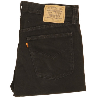 Levi's 615 Men Black Tapered Regular Jeans W36 L28
