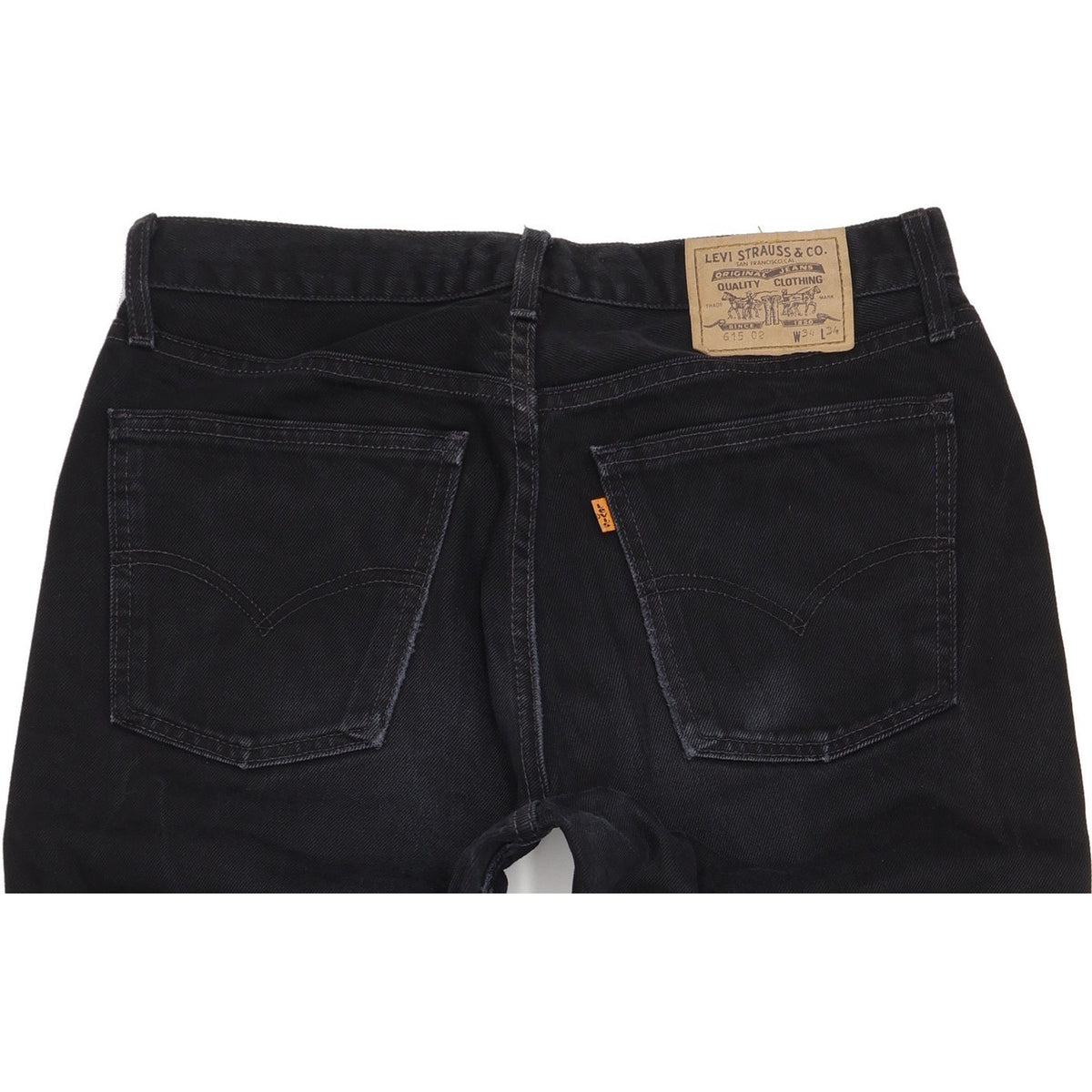 Levi's 615 Men Black Straight Regular Jeans W33 L33