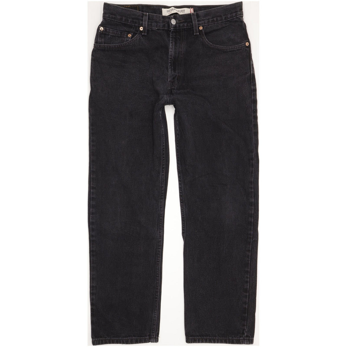 Levi's 505 Men Black Straight Regular Jeans W34 L29