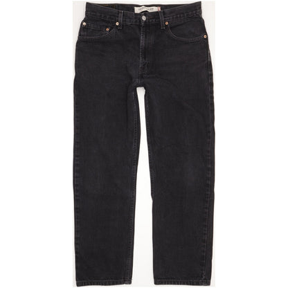 Levi's 505 Men Black Straight Regular Jeans W34 L29