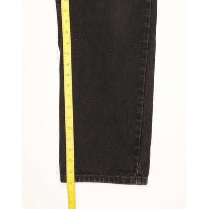 Levi's 505 Men Black Straight Regular Jeans W34 L29