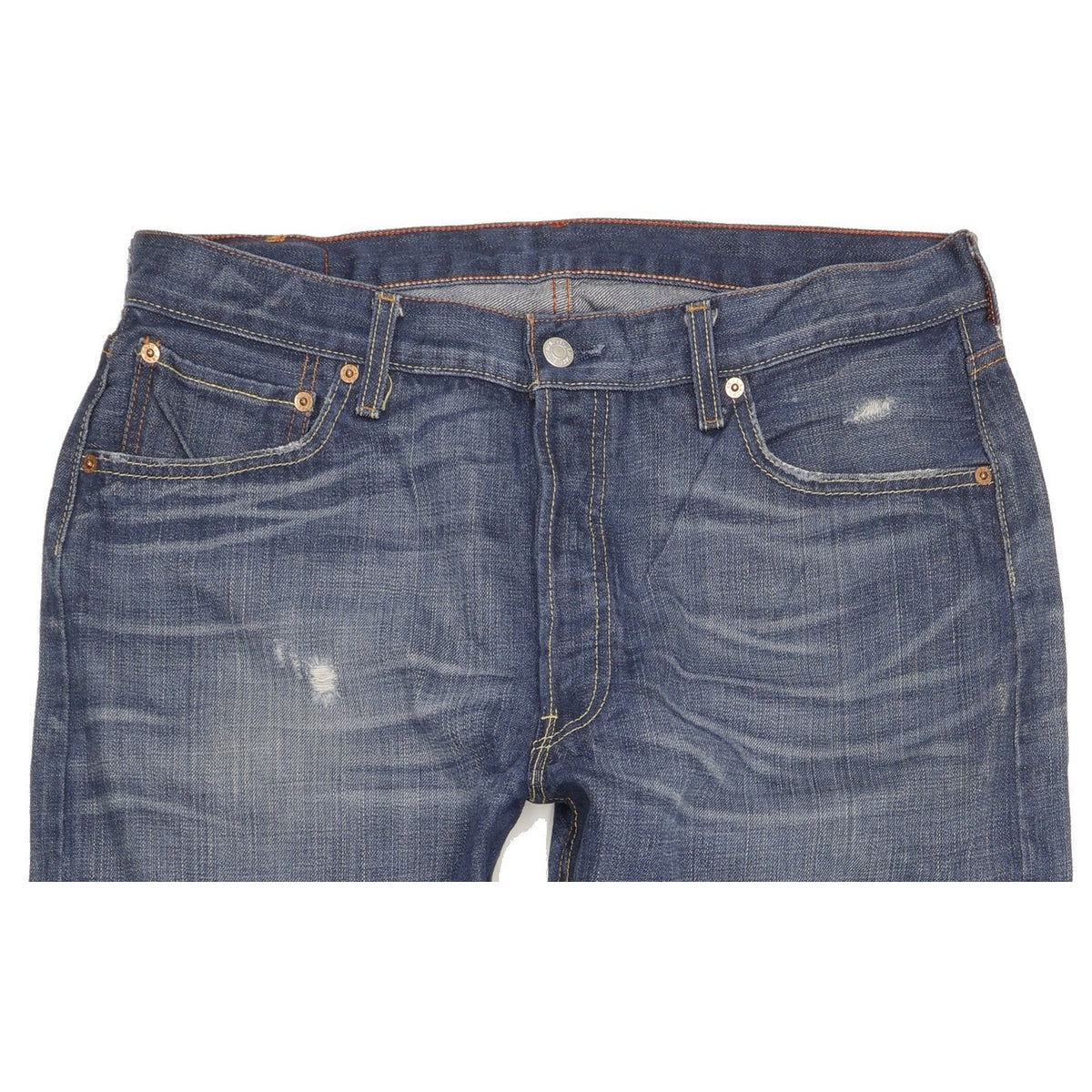 Levi's 501 Men Blue Straight Regular Jeans W36 L30