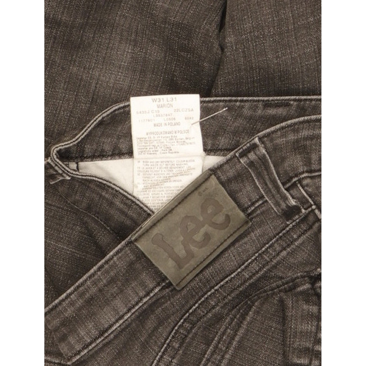Lee Marion Women Black Bootcut Slim Stretch Jeans W31 L31