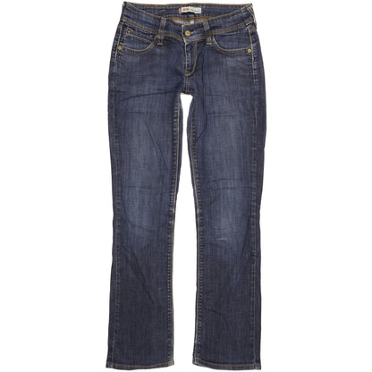 Levi's 470 Women Blue Straight Slim Stretch Jeans W30 L31