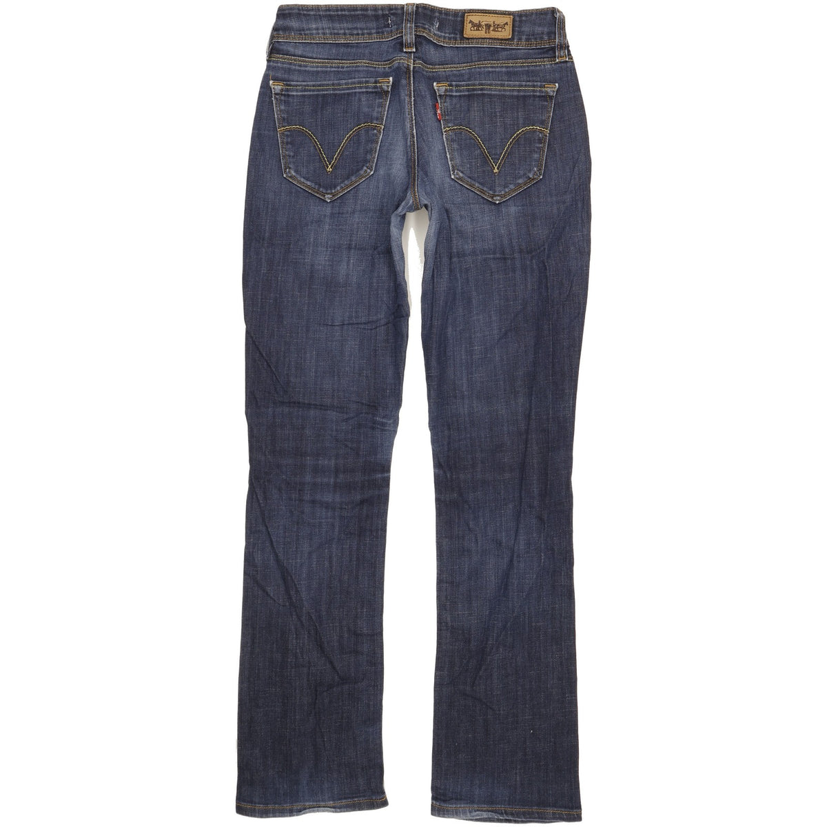 Levi's 470 Women Blue Straight Slim Stretch Jeans W30 L31