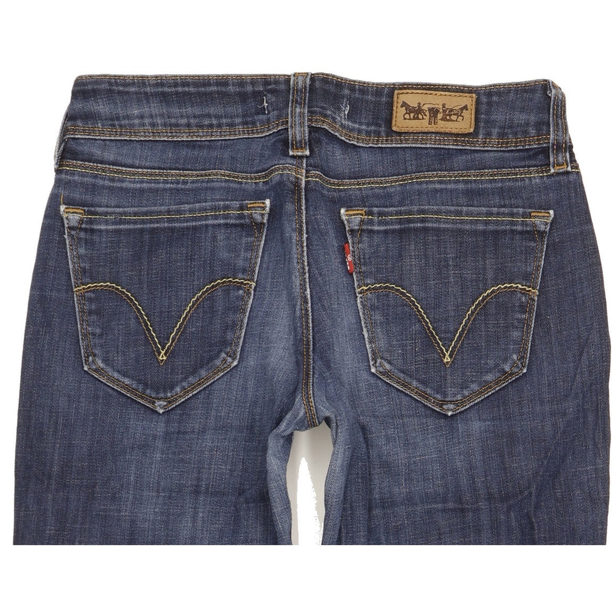 Levi's 470 Women Blue Straight Slim Stretch Jeans W30 L31