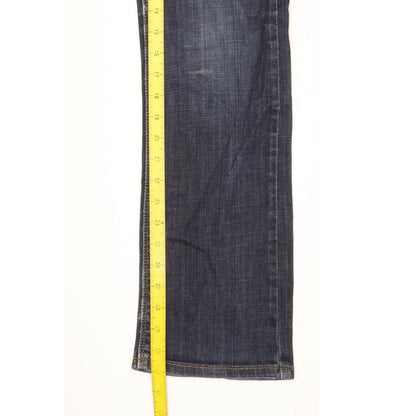 Levi's 470 Women Blue Straight Slim Stretch Jeans W30 L31
