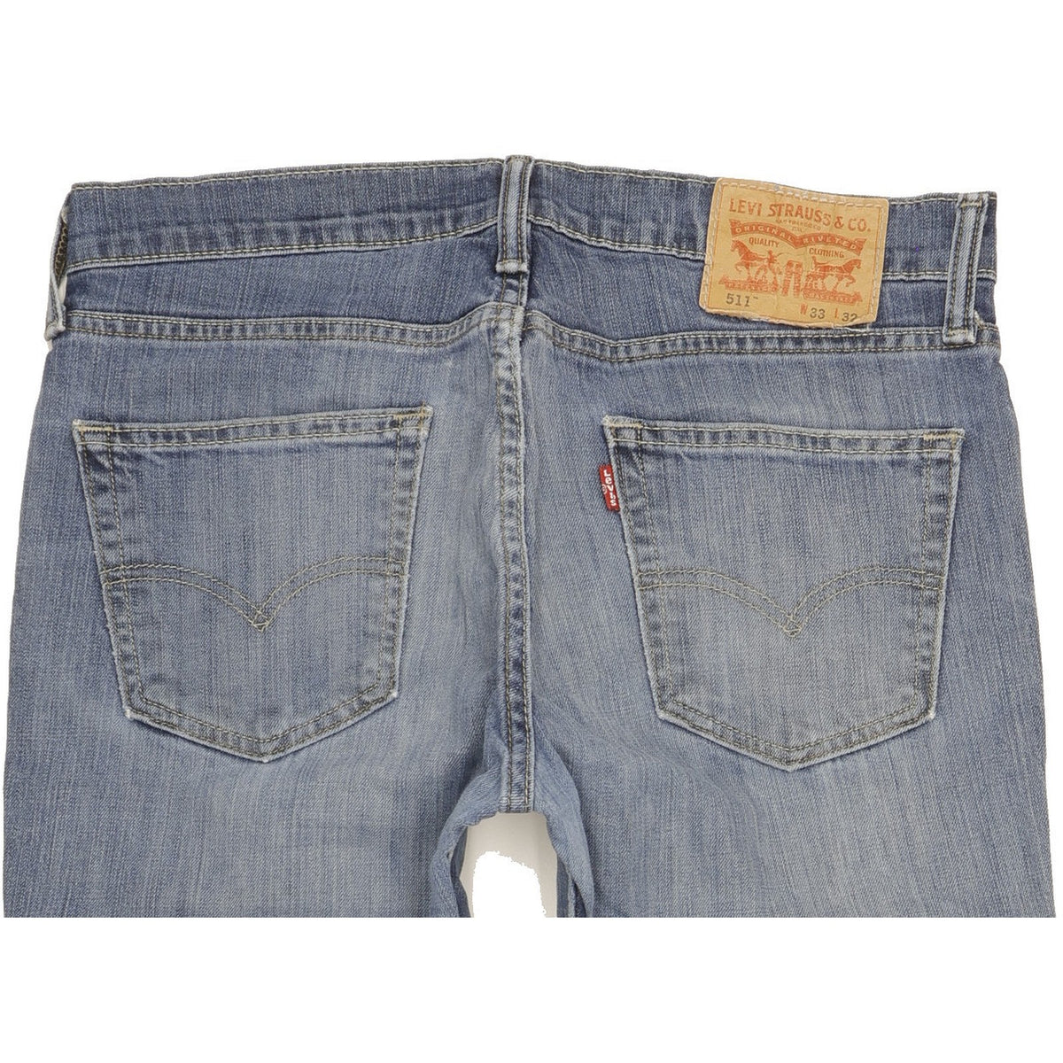Levi's 511 Men Blue Straight Slim Jeans W33 L29