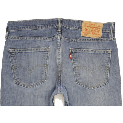 Levi's 511 Men Blue Straight Slim Jeans W33 L29