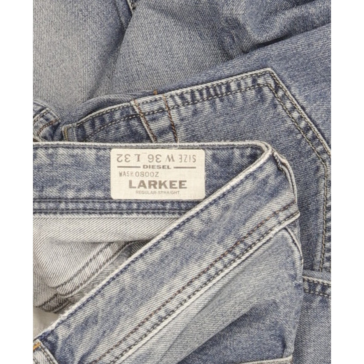 Diesel Larkee Men Blue Straight Regular Jeans W36 L28