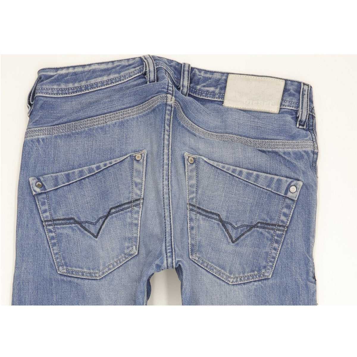 Diesel Krooley Men Blue Tapered Slim Jeans W28 L32